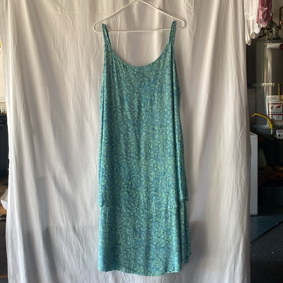 Lost River Clothing Co. Dress Size XL Rayon Floral/Leaf Print Good Condition - Picture 1 of 10